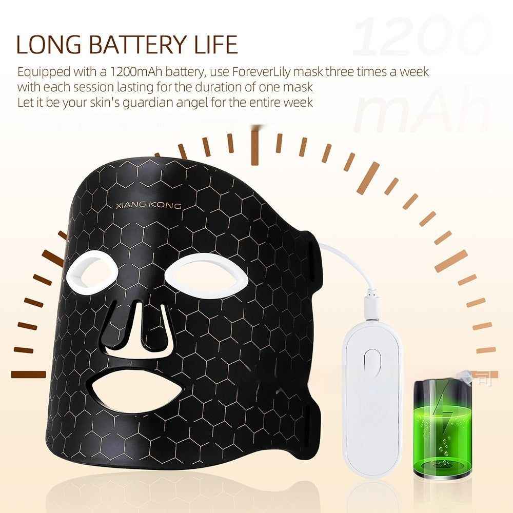 Masque LED Photothérapie - Soin Anti-Âge et Anti-Acné
