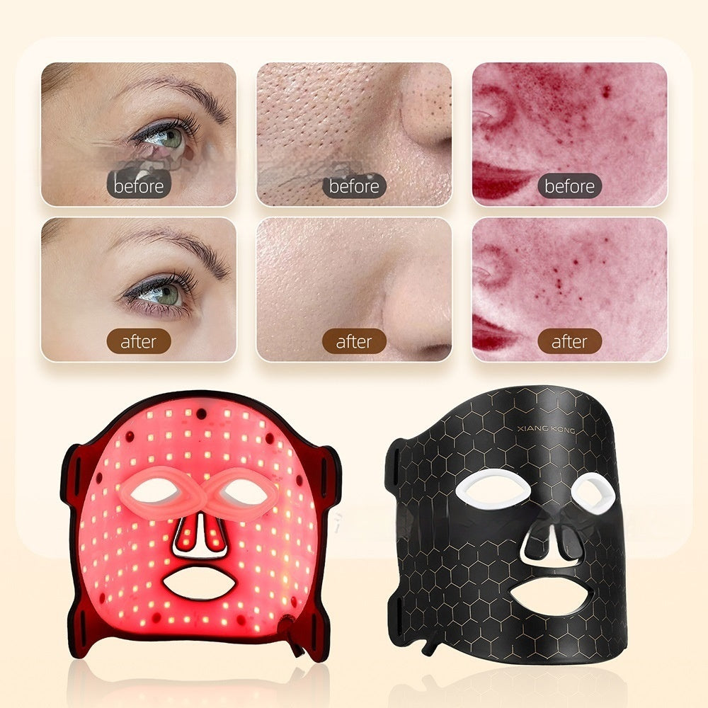 Masque LED Photothérapie - Soin Anti-Âge et Anti-Acné