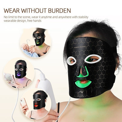 Masque LED Photothérapie - Soin Anti-Âge et Anti-Acné